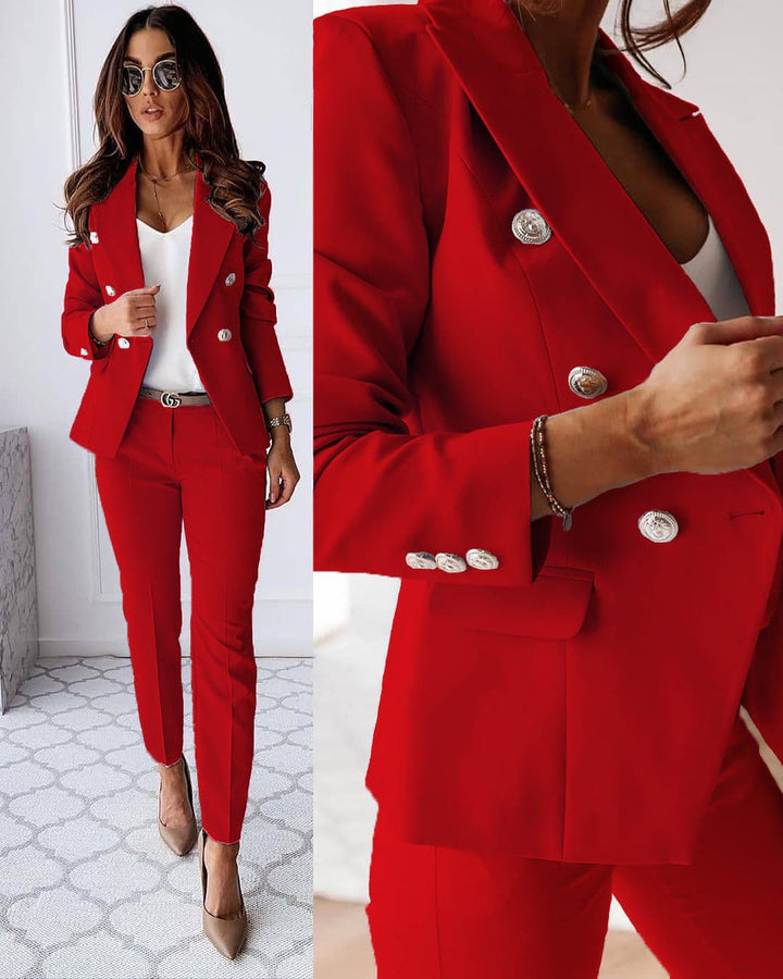 Annelies – Chic Blazer Pantalon Set Dames