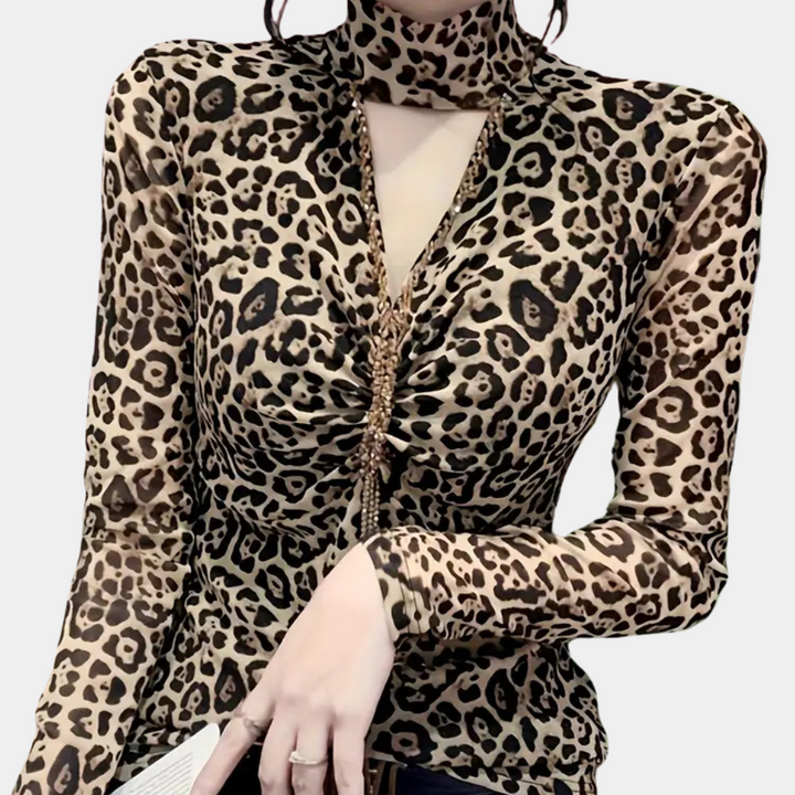 Noëlle – Leopard Top