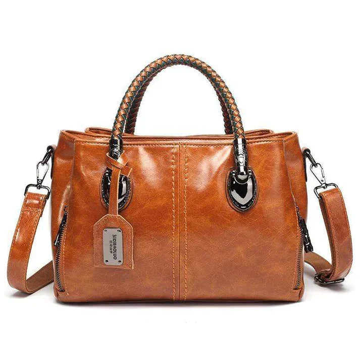 Lotte – Klassieke Leren Handtas