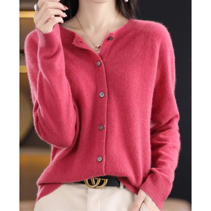Lotte – Gebreid Vest Met Knoopsluiting