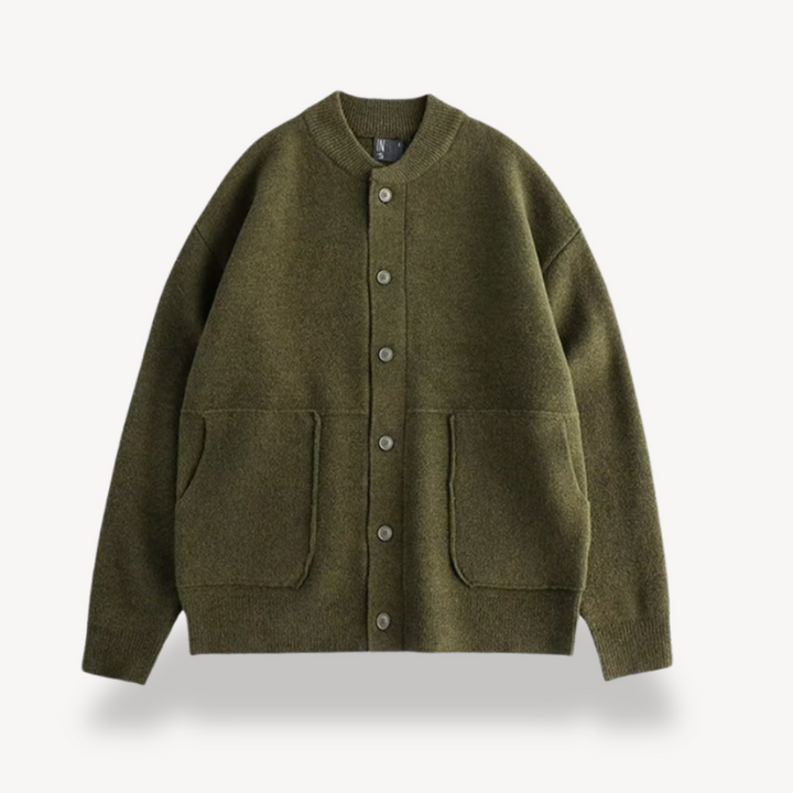 Stijlvol heren vest met knopen van zachte wol, comfortabel en tijdloos