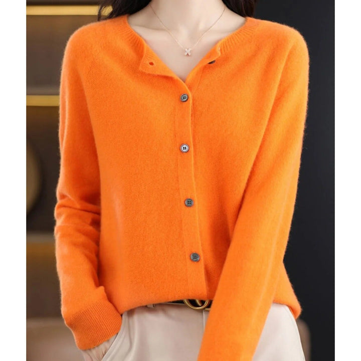 Lotte – Gebreid Vest Met Knoopsluiting