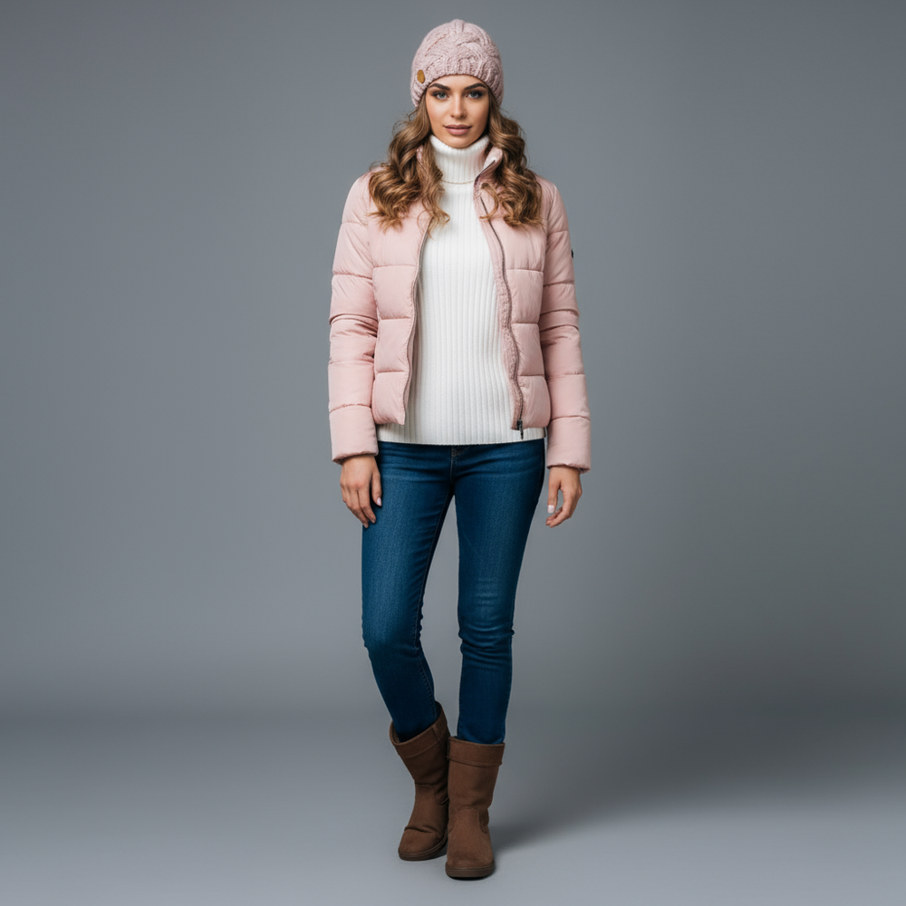Léonie zachte en stijlvolle gebreide muts voor dames van Lenoriva – elegante warme winteraccessoire