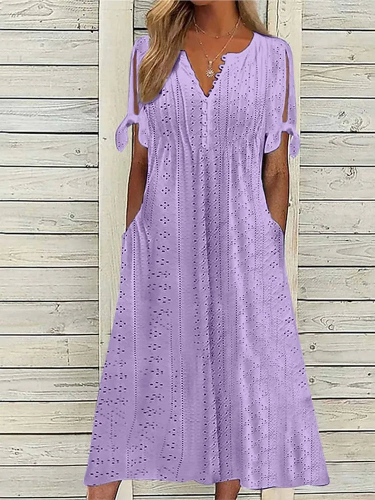 Calista – Luchtige Zomerjurk met Elegante Flair