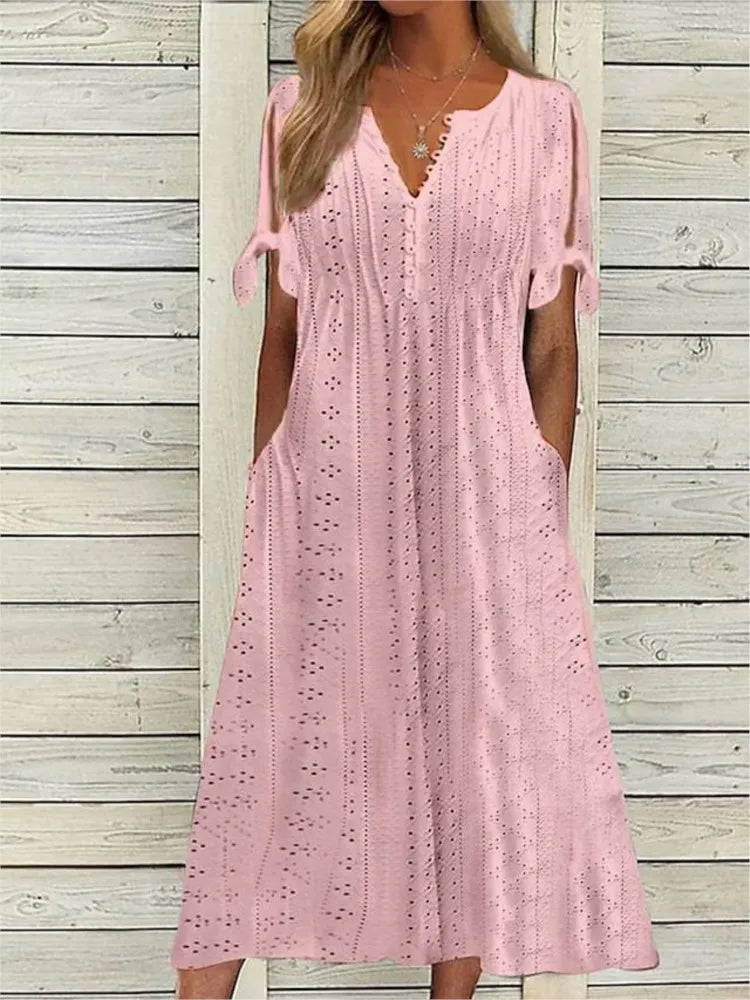 Calista – Luchtige Zomerjurk met Elegante Flair