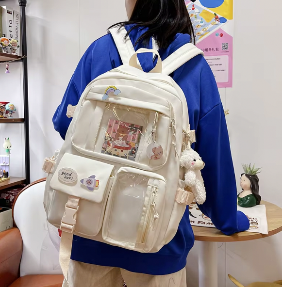 Lotte – Transparante schoolrugzak
