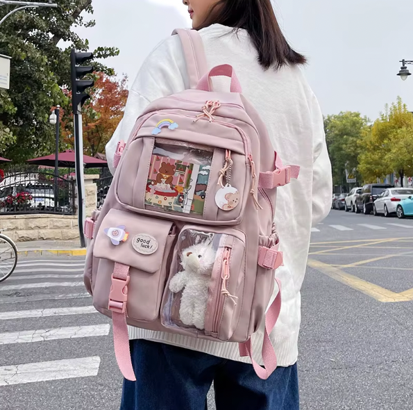 Lotte – Transparante schoolrugzak