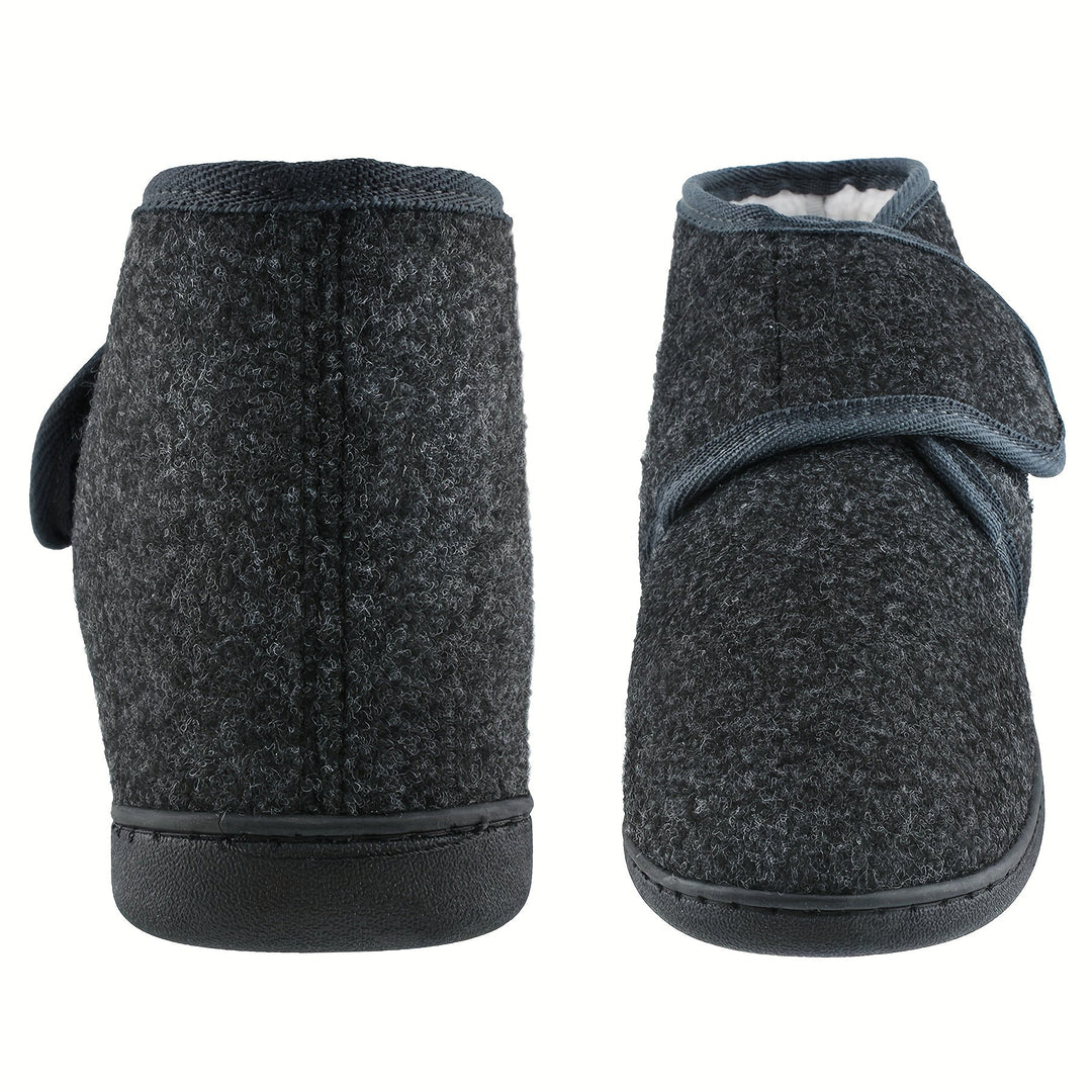 Niels – Comfortabele Herenpantoffels Met Enkelband