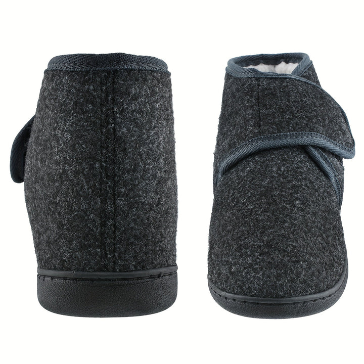 Niels – Comfortabele Herenpantoffels Met Enkelband