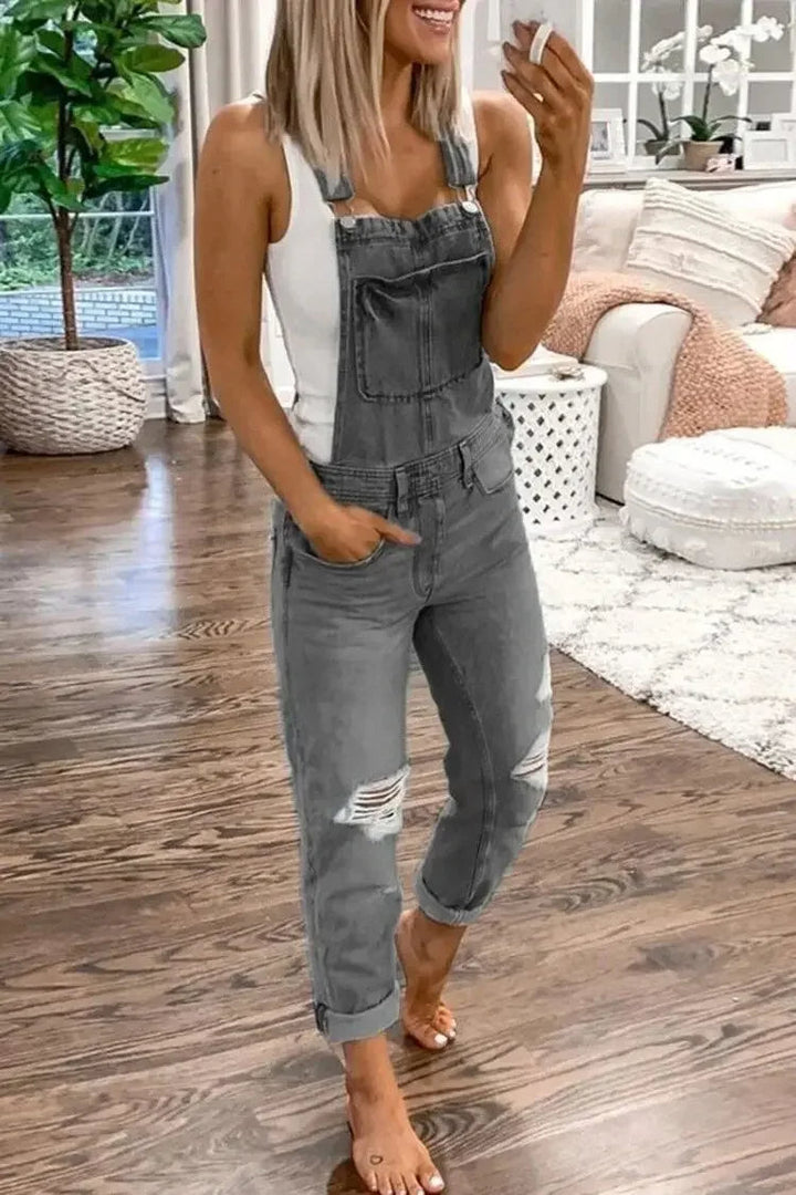 Valentina – Casual Denim Jumpsuit