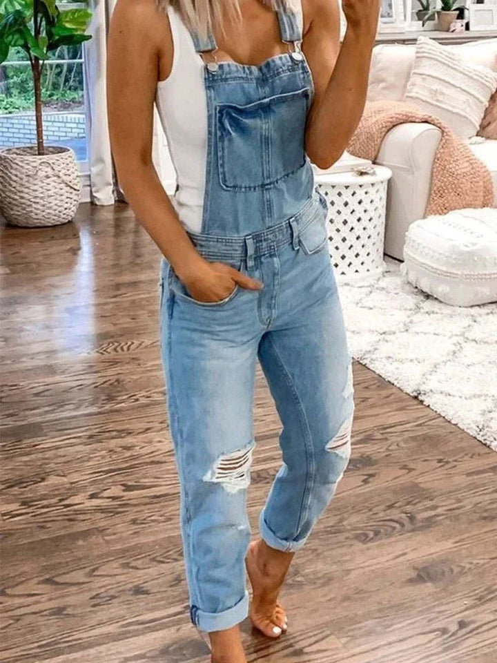 Valentina – Casual Denim Jumpsuit