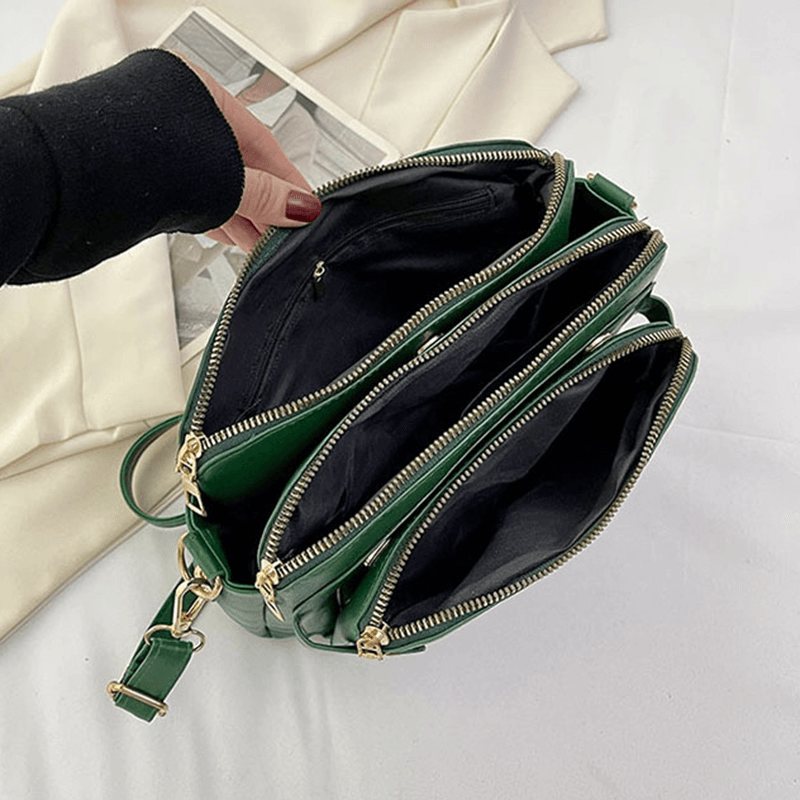Adrienne – Leren Crossbody Schoudertas