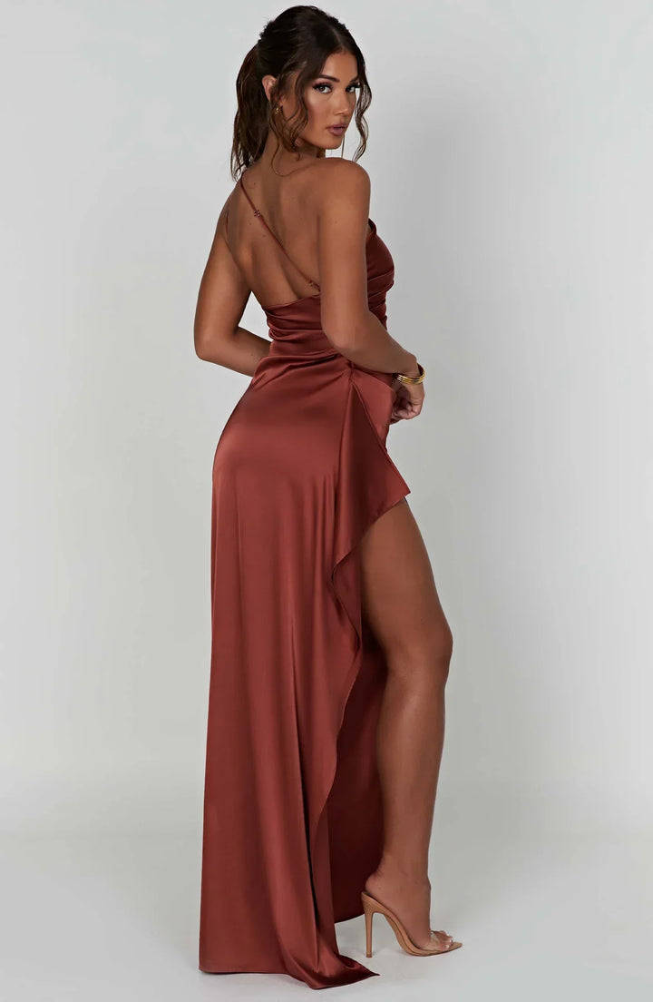 Céleste – Satin Evening Dress
