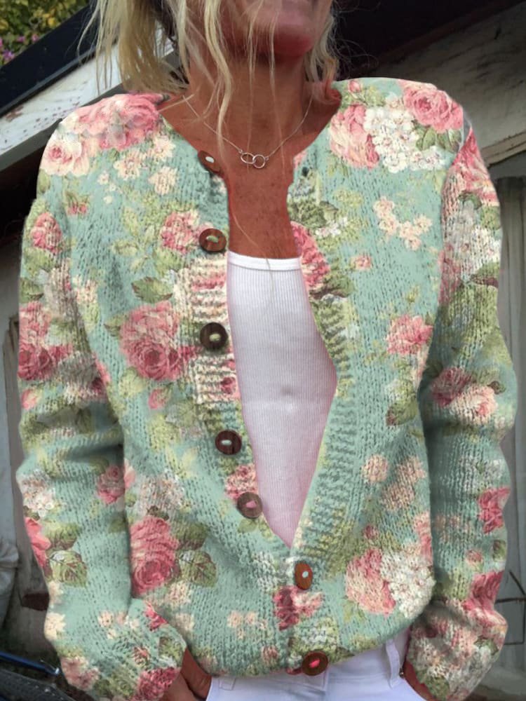 Livia – Gebloemde Cardigan