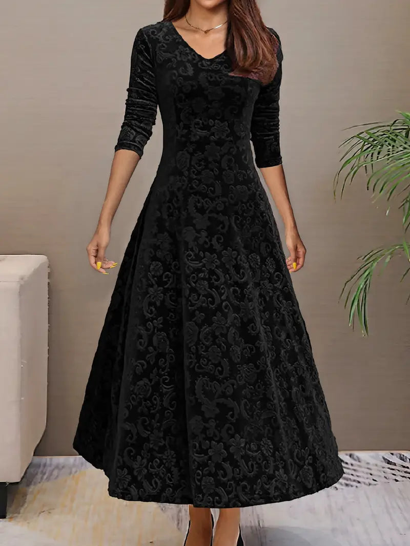 Fiora – Velvet Maxi Jurk