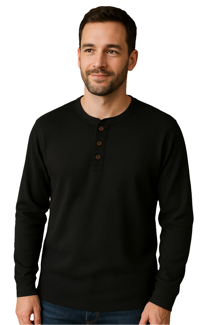 Sage – Wafelstructuur Heren Shirt
