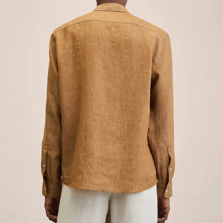 Raleigh – Heren Katoen-Linnen Shirt