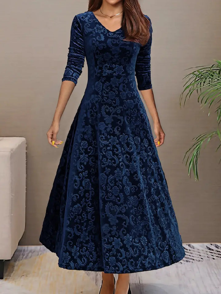 Fiora – Velvet Maxi Jurk