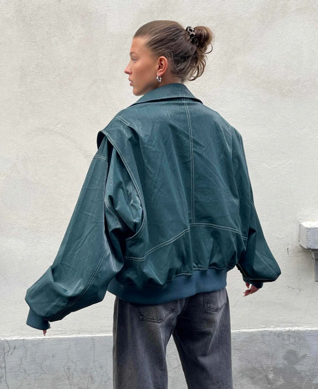 Vivien – Oversized Leren Jas
