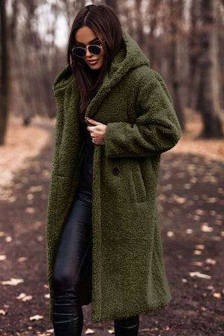 Anouk – Lange Teddy Jas Met Capuchon