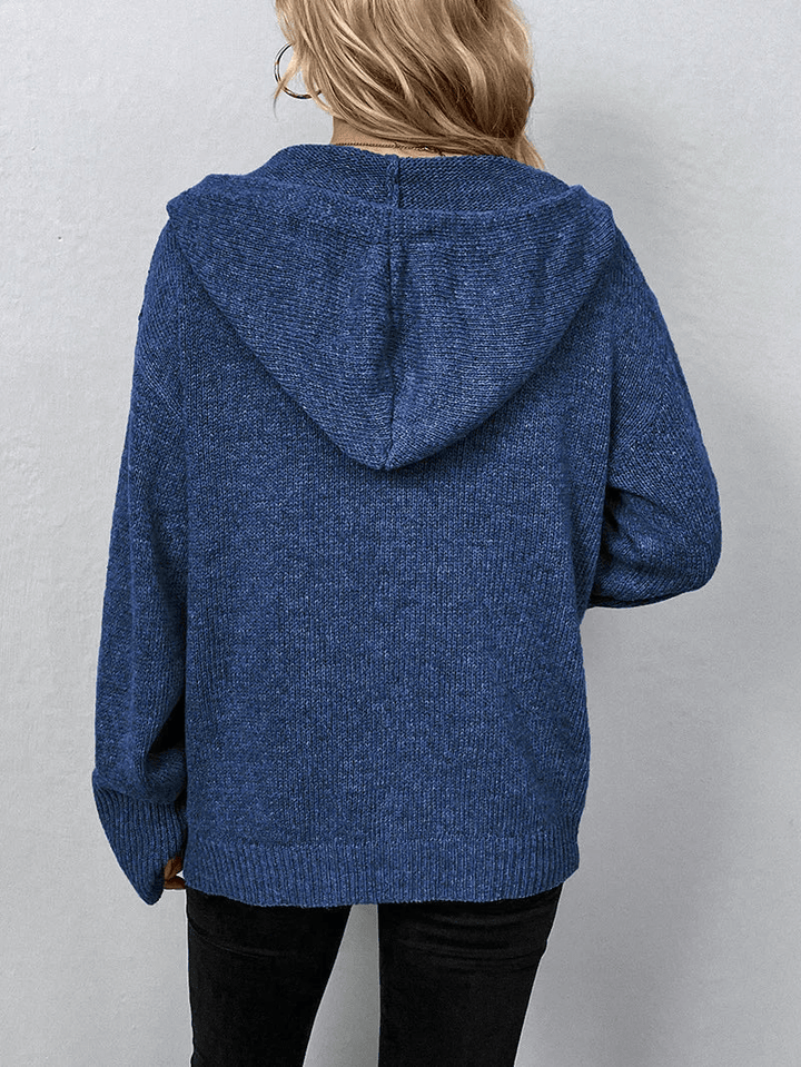 Marije – Retro Gebreid Vest Met Knopen