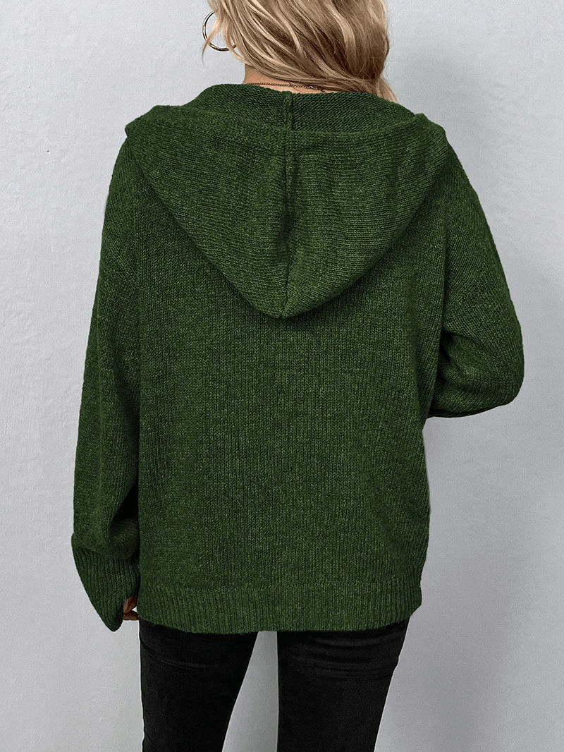 Marije – Retro Gebreid Vest Met Knopen