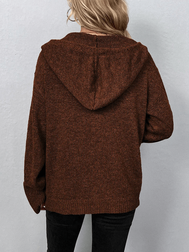 Marije – Retro Gebreid Vest Met Knopen