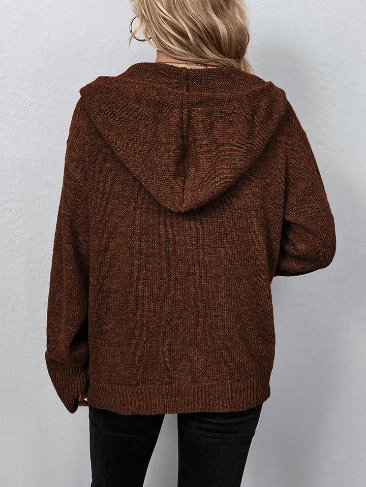 Marije – Retro Gebreid Vest Met Knopen
