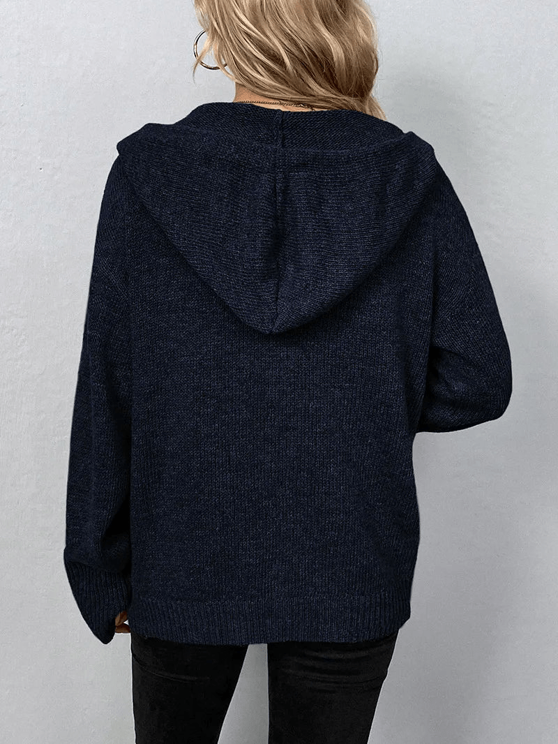 Marije – Retro Gebreid Vest Met Knopen