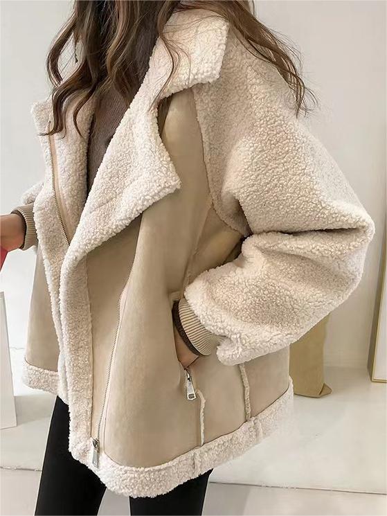 Noémie – Oversized Vegan Suede Jas