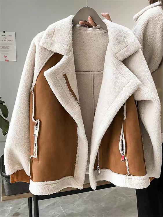 Noémie – Oversized Vegan Suede Jas