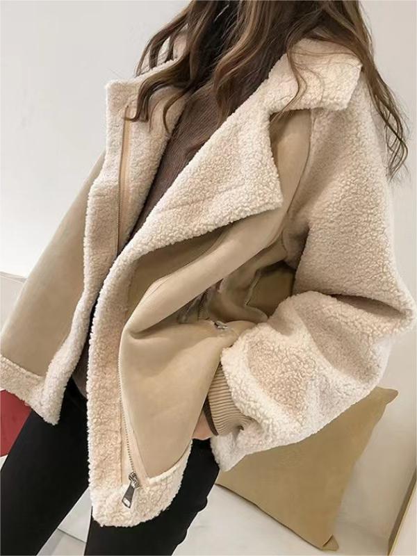 Noémie – Oversized Vegan Suede Jas