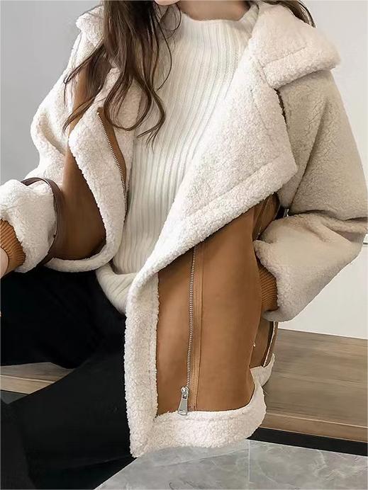 Noémie – Oversized Vegan Suede Jas