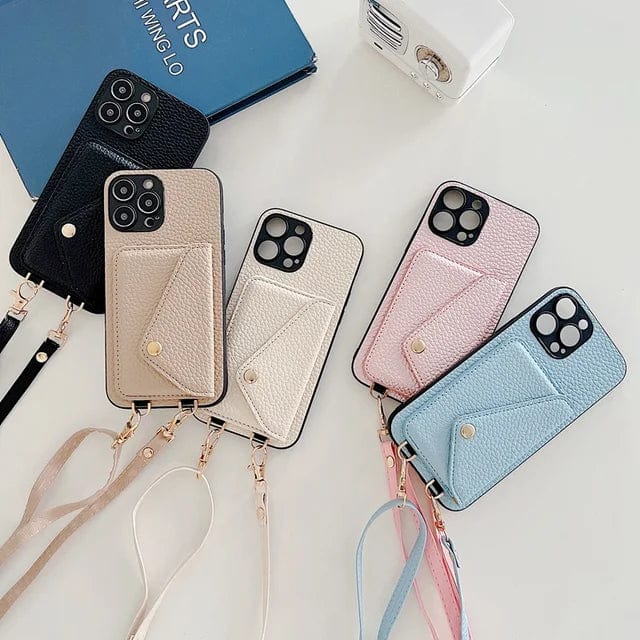 Elina – Leren Crossbody Hoesje