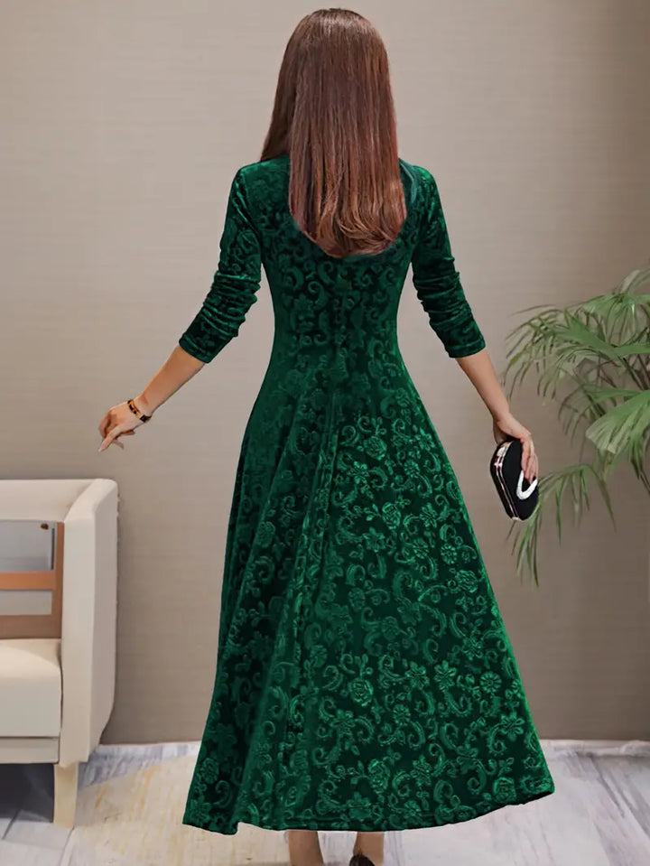 Fiora – Velvet Maxi Jurk
