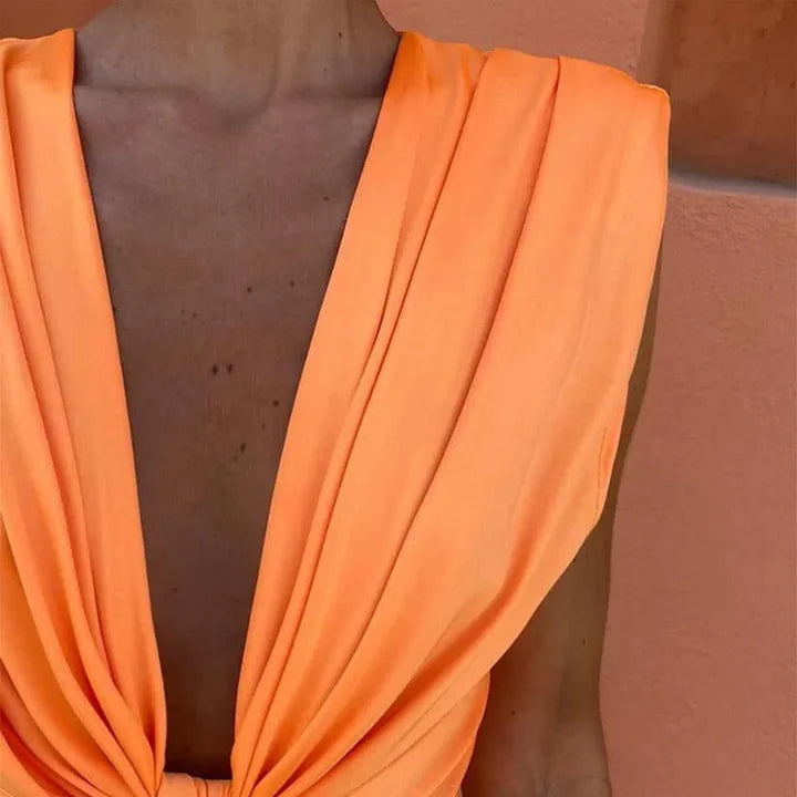 Sofia – Mouwloze Midi Jurk