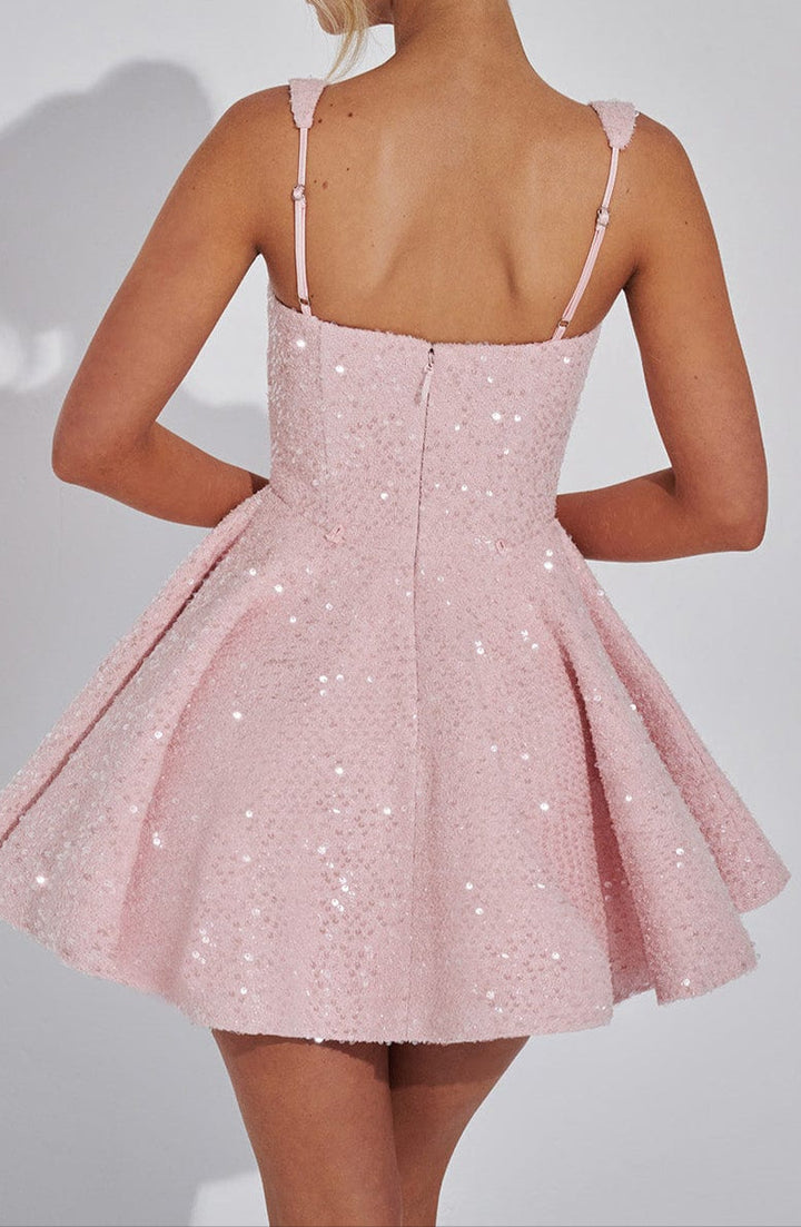 Élodie – Sequin Tweed Mini Jurk