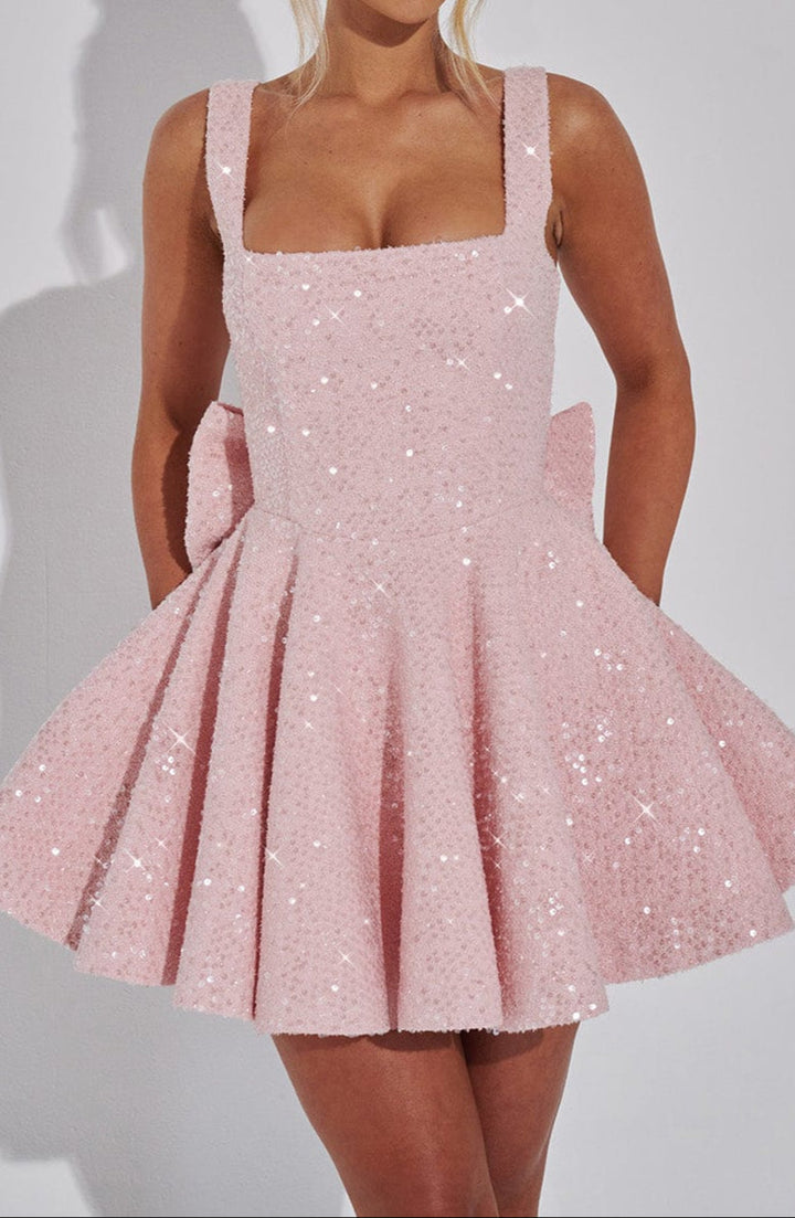 Élodie – Sequin Tweed Mini Jurk