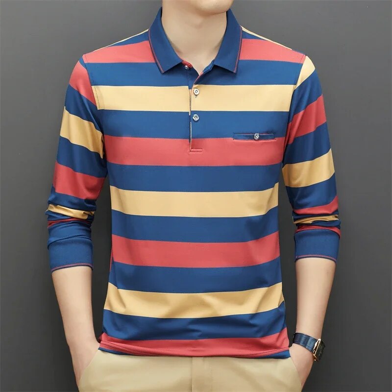 Ties – Casual Gestreept Poloshirt