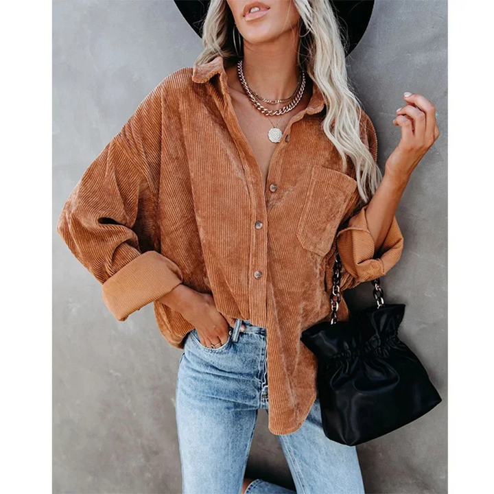 Soraya – Ribcord Blouse