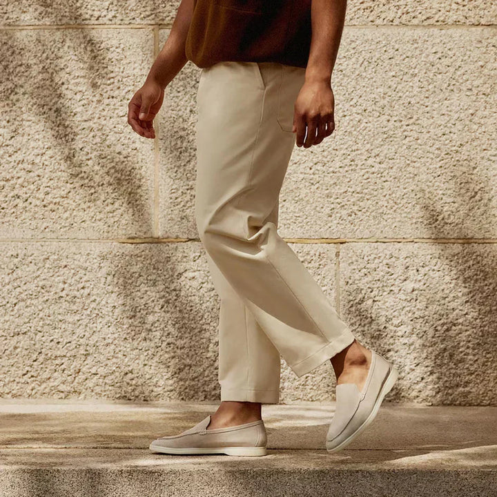 Lorian – suede loafers heren