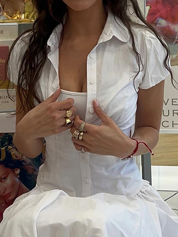 Renée – Button-Up Retro Shirt