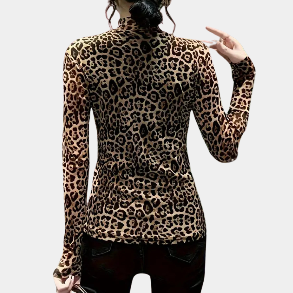 Noëlle – Leopard Top