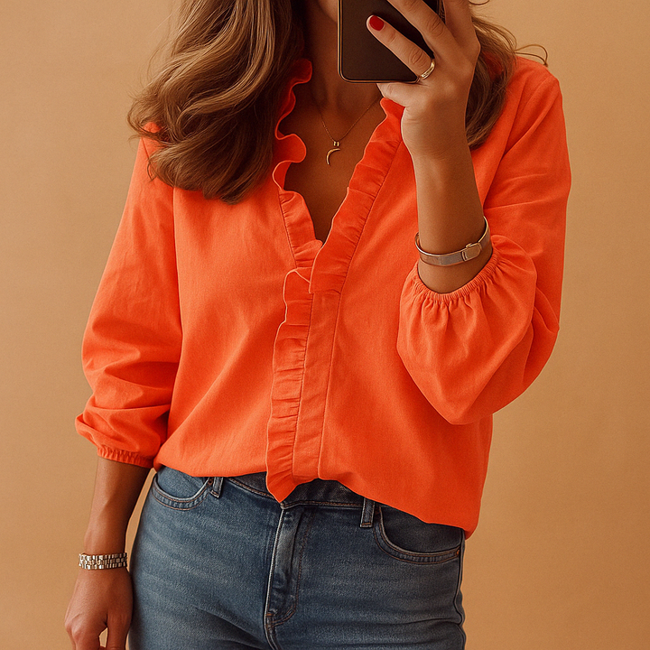 Elise – Ruffle Blouse