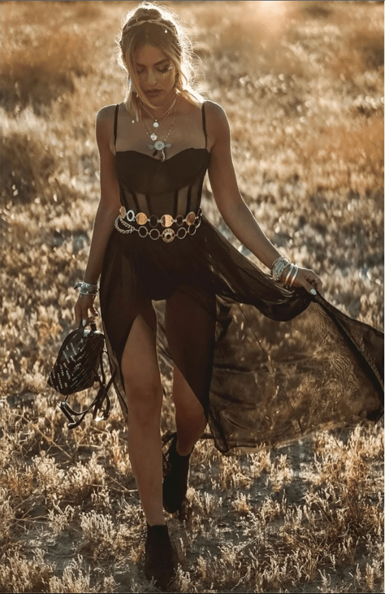 Celina – Kanten Maxi Jurk Mouwloos