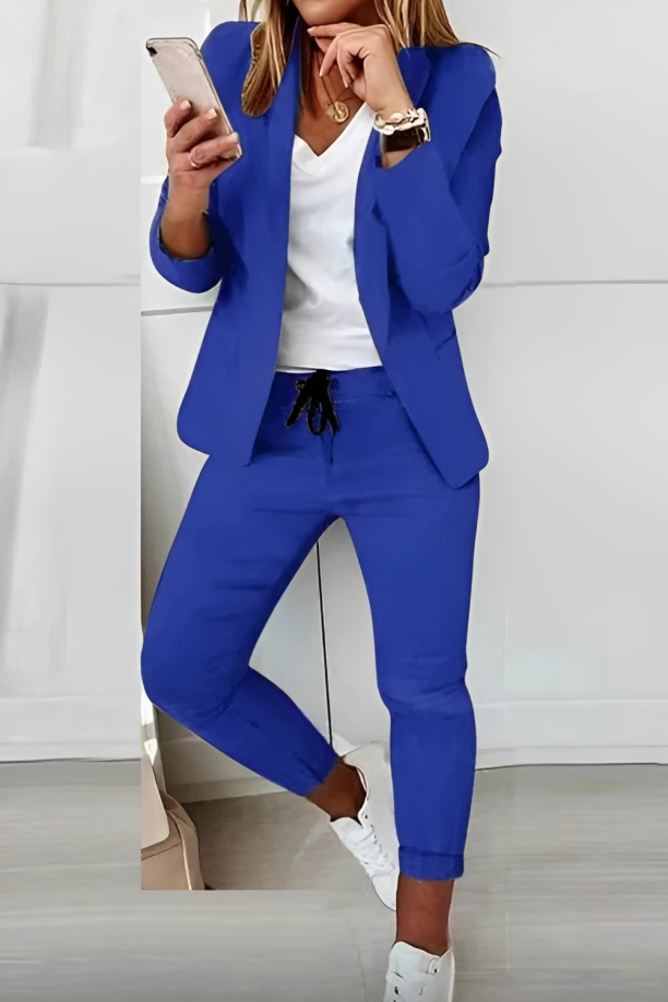 Elara – Blazer Set Met Stretchstof