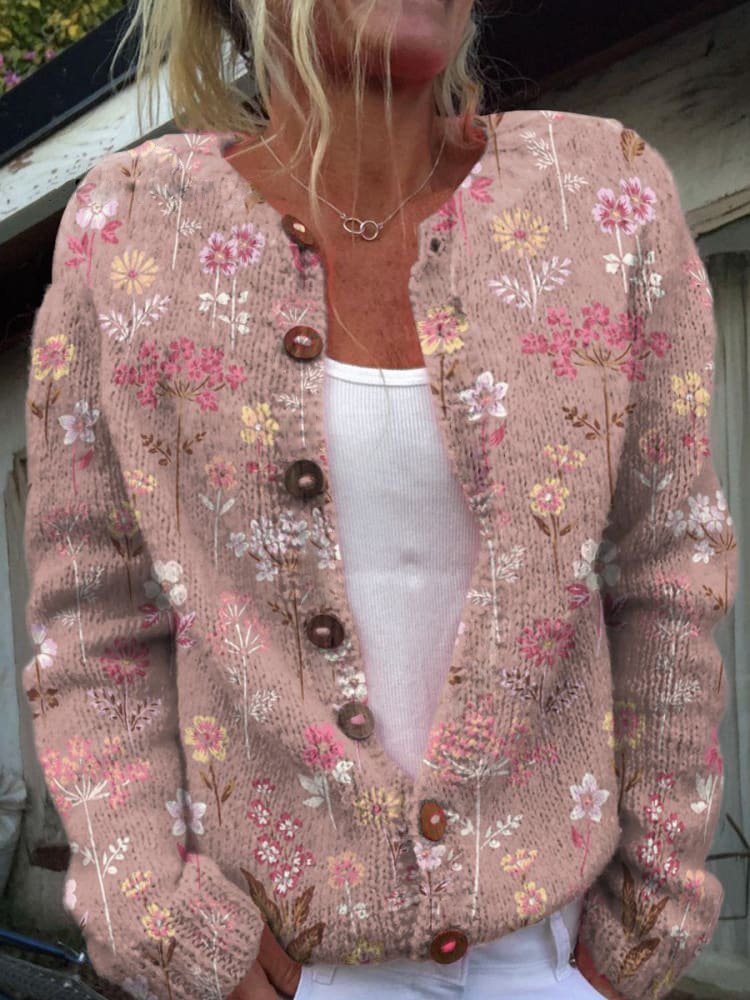 Livia – Gebloemde Cardigan