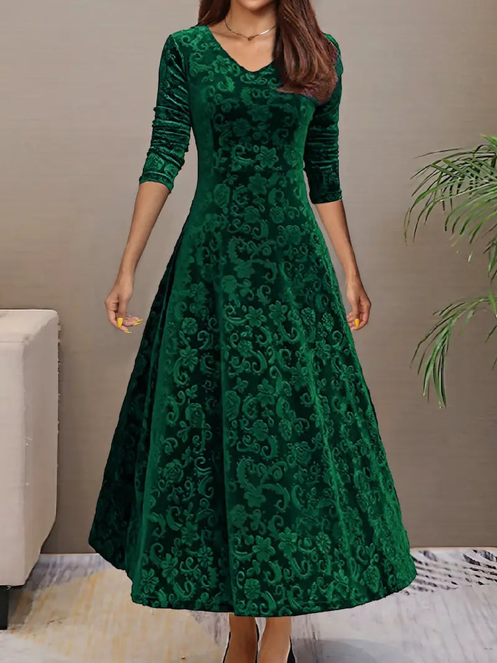 Fiora – Velvet Maxi Jurk
