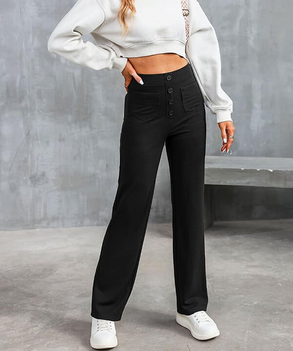 Marijke – Elastische Casual Broek