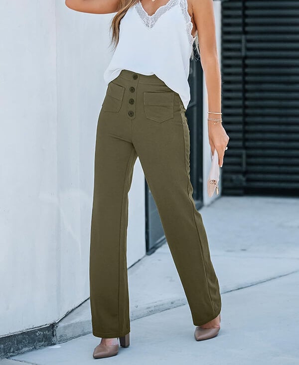Marijke – Elastische Casual Broek